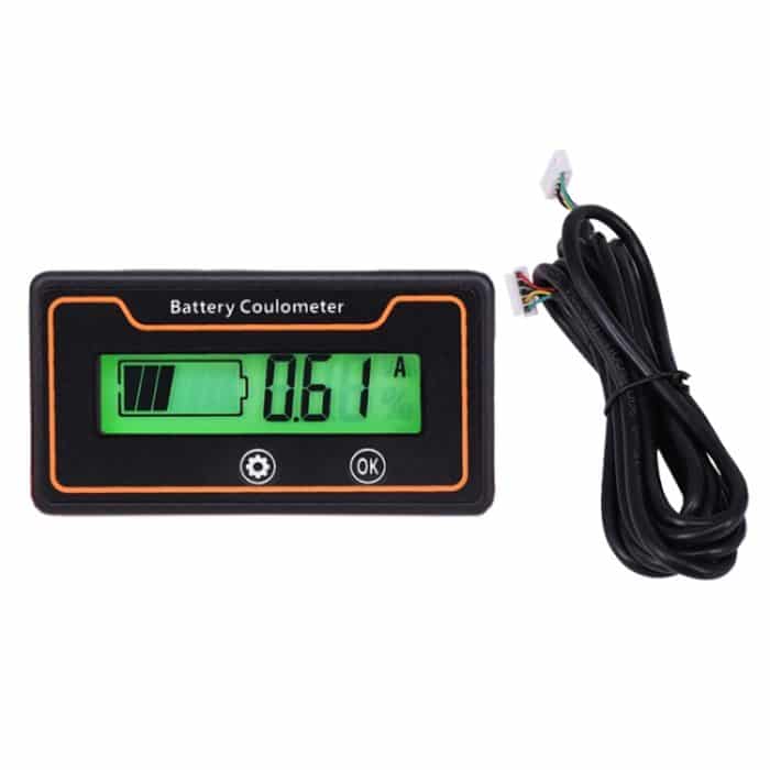 DIY0548.jpg 2m 200A 12V 48V Digitalanzeige Gleichstrom Voltmeter Blei-Säure-Lithium-Batterie-Lademesser – Bild 1