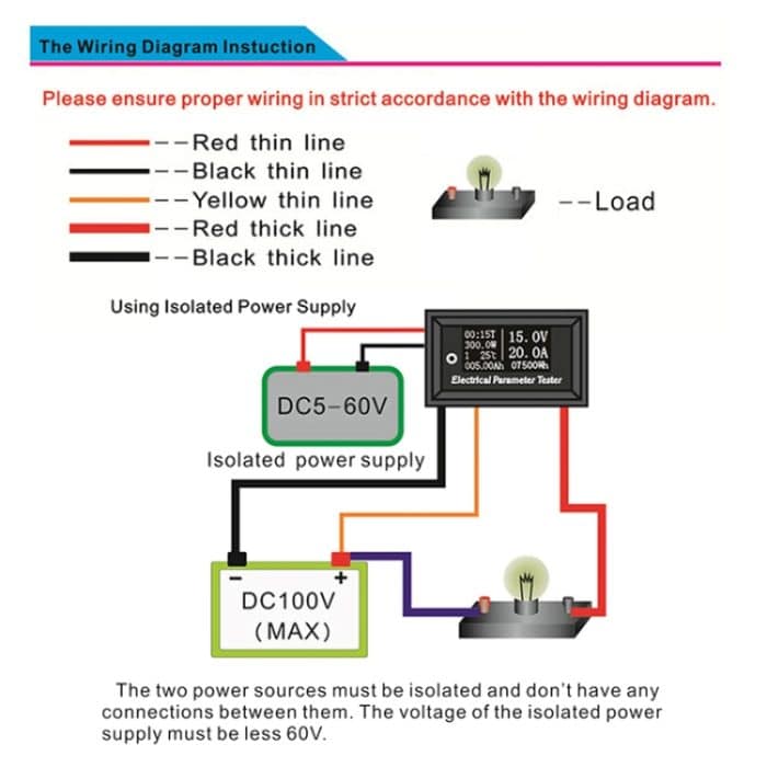 OLED 20A Universal-Spannungsstrom-Leistungsmesser – Bild 6