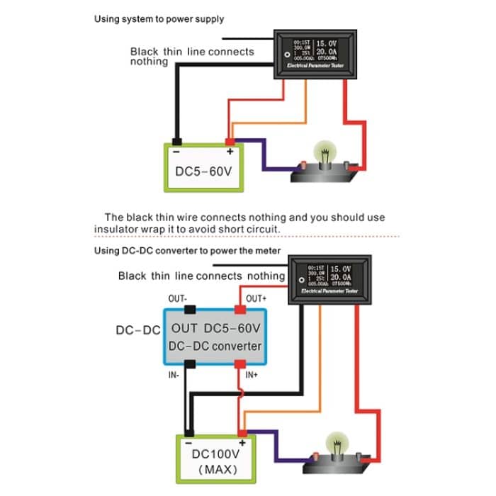 OLED 20A Universal-Spannungsstrom-Leistungsmesser – Bild 7