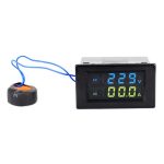 D85-2042A 110 V 220 V 380 V 100 A Digital AC Voltmeter Amperemeter Strom Ampere Volt Meter LCD Panel Monitor