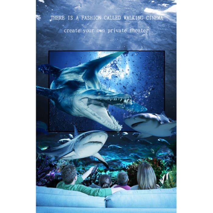 YG520 1800 Lumen HD-LCD-Projektor, eingebauter Lautsprecher, kann U-Disk lesen, mobile Festplatte, SD-Karte, AV-Anschluss, DVD, Set-Top-Box., Standard Version – Bild 7