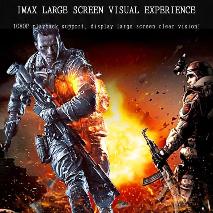 YG520 1800 Lumen HD-LCD-Projektor, eingebauter Lautsprecher, kann U-Disk lesen, mobile Festplatte, SD-Karte, AV-Anschluss, DVD, Set-Top-Box., Standard Version – Bild 8