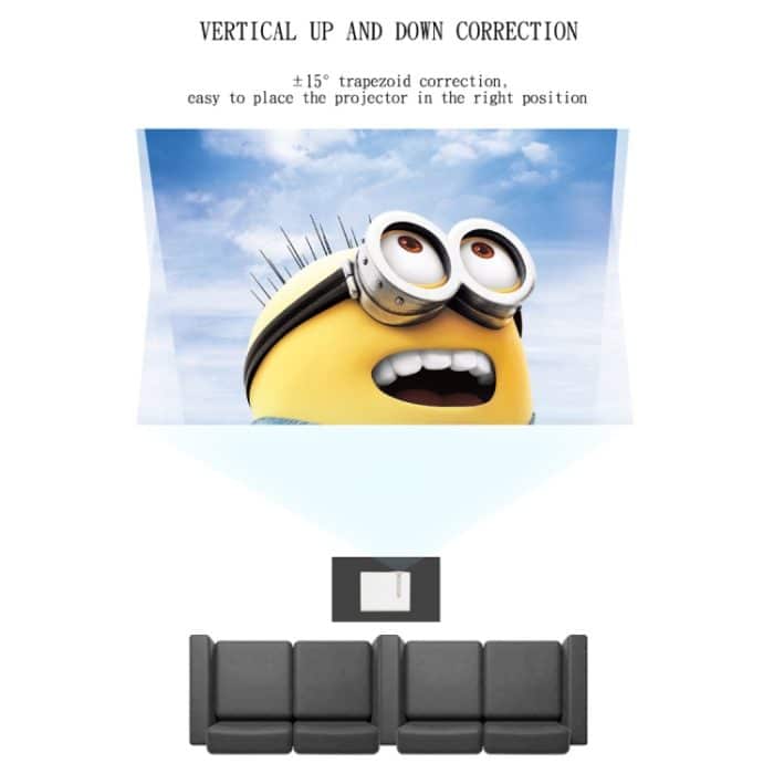 YG520 1800 Lumen HD-LCD-Projektor, eingebauter Lautsprecher, kann U-Disk lesen, mobile Festplatte, SD-Karte, AV-Anschluss, DVD, Set-Top-Box., Standard Version – Bild 10