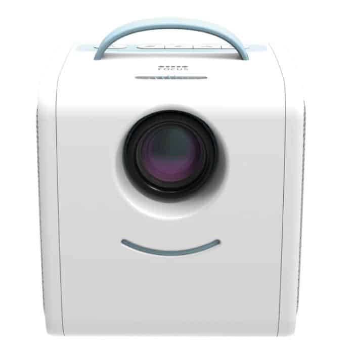 W-S1 10W Kinder-Videoprojektor 30 Lumen HD 1080P LCD-Technologie, unterstützt AV / USB / Mini-SD-Karte / HDMI / Audio – Bild 3