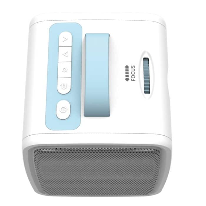 W-S1 10W Kinder-Videoprojektor 30 Lumen HD 1080P LCD-Technologie, unterstützt AV / USB / Mini-SD-Karte / HDMI / Audio – Bild 4