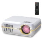 DH-A10 5,8-Zoll-LCD-Bildschirm 4200 Lumen 1280 x 800P HD Smart-Projektor mit Fernbedienung, Android 6.0 OS, unterstützt WiFi, Bluetooth, HDMIx2, USBx2, VGA, AV IN/RCA, RJ45, LAN