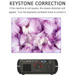 DH-A10 5,8-Zoll-LCD-Bildschirm 4200 Lumen 1280 x 800P HD Smart-Projektor mit Fernbedienung, Android 6.0 OS, unterstützt WiFi, Bluetooth, HDMIx2, USBx2, VGA, AV IN/RCA, RJ45, LAN – Bild 11