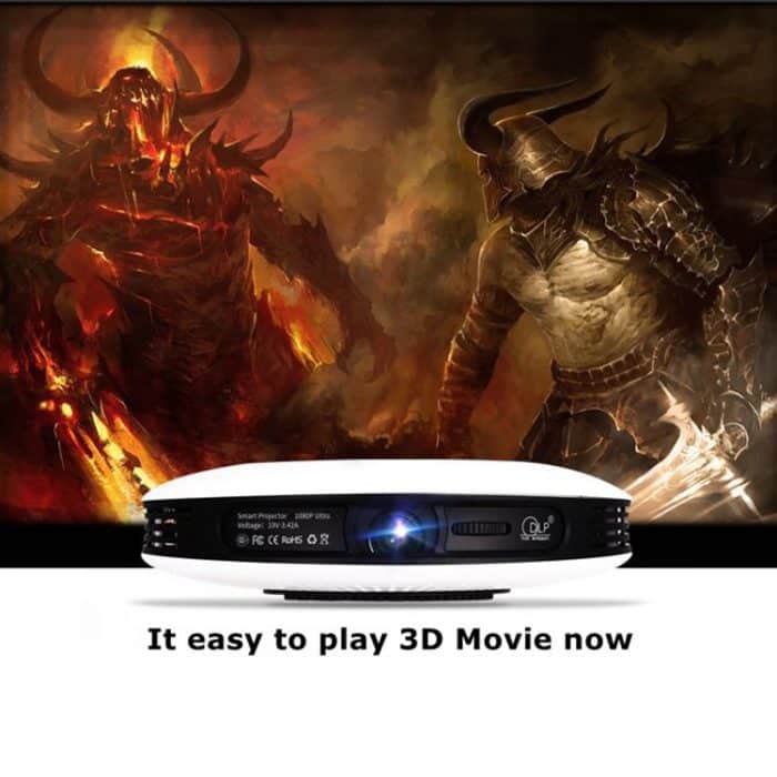 Wejoy DL-S9 220 Lumen 1280x720 720P Android 6.0 HD Bluetooth WiFi Smart Laser 3D-Projektor, unterstützt HDMI / USB x 2 / TF-Karte – Bild 11