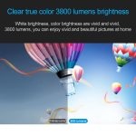 Wejoy K5 + 3400 Lumen 1280x1080 1080P Android 5.1 HD Bluetooth WiFi Smart 3D Ultrakurzfokus-Projektor, unterstützt HDMI x 2 / USB x 2 / Micro SD-Karte – Bild 11