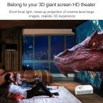 Wejoy K5 + 3400 Lumen 1280x1080 1080P Android 5.1 HD Bluetooth WiFi Smart 3D Ultrakurzfokus-Projektor, unterstützt HDMI x 2 / USB x 2 / Micro SD-Karte – Bild 10