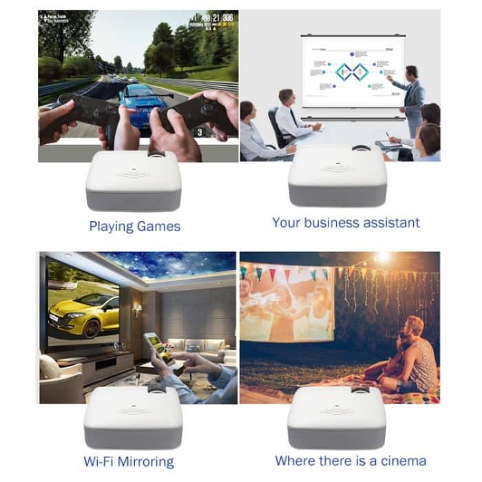 D40S 1600 Lumen tragbarer Heimkino-LED-HD-Digitalprojektor, D40S – Bild 12