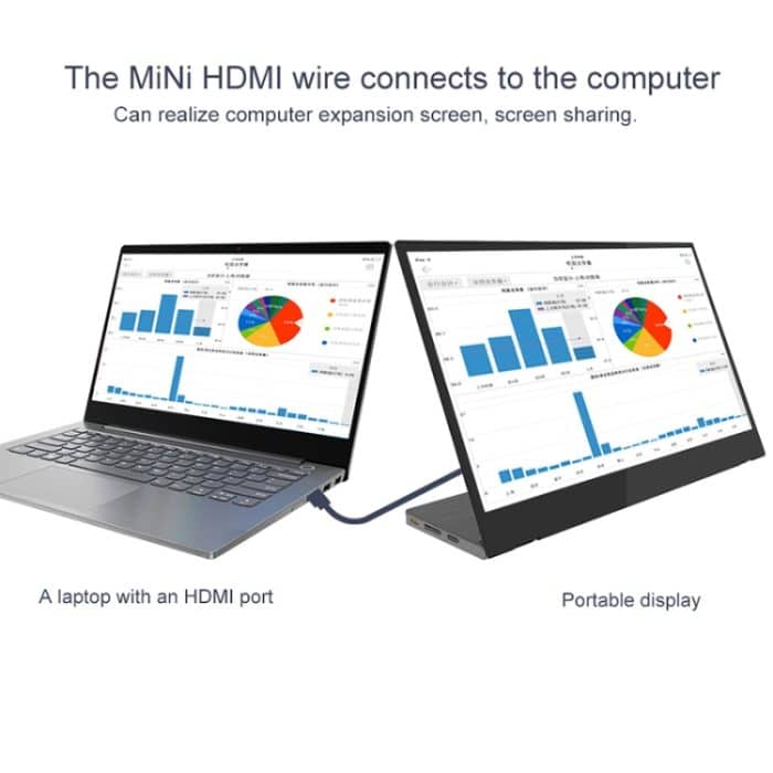 M8 14-Zoll 1080P Ultradünnes tragbares HD-Display mit schmaler Kante – Bild 13