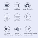 M8 14-Zoll 1080P Ultradünnes tragbares HD-Display mit schmaler Kante – Bild 8