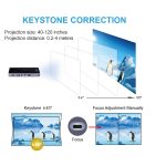 P8I 854x480 100LM Mini Tragbarer Multimedia-DLP-Projektor – Bild 10