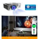 T6 2000ANSI Lumen 1080P LCD Mini-Theaterprojektor, Telefonversion, EU-Stecker, Phone Version EU Plug – Bild 5