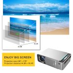T6 2000ANSI Lumen 1080P LCD Mini-Theaterprojektor, Telefonversion, EU-Stecker, Phone Version EU Plug – Bild 7
