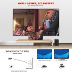 LY-40 1800 Lumen 1280 x 800 Heimkino-LED-Projektor mit Fernbedienung, EU-Stecker, LY-40 EU Plug – Bild 4