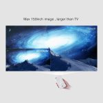 P09 Tragbarer 4K-Ultra-HD-DLP-Mini-Smart-Projektor mit Infrarot-Fernbedienung, Amlogic S905X 4-Core A53 bis zu 1,5 GHz Android 6.0, 1 GB + 8 GB, unterstützt 2,4 G/5 G WLAN, Bluetooth, TF-Karte – Bild 12