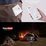 P09 Tragbarer 4K-Ultra-HD-DLP-Mini-Smart-Projektor mit Infrarot-Fernbedienung, Amlogic S905X 4-Core A53 bis zu 1,5 GHz Android 6.0, 1 GB + 8 GB, unterstützt 2,4 G/5 G WLAN, Bluetooth, TF-Karte – Bild 8