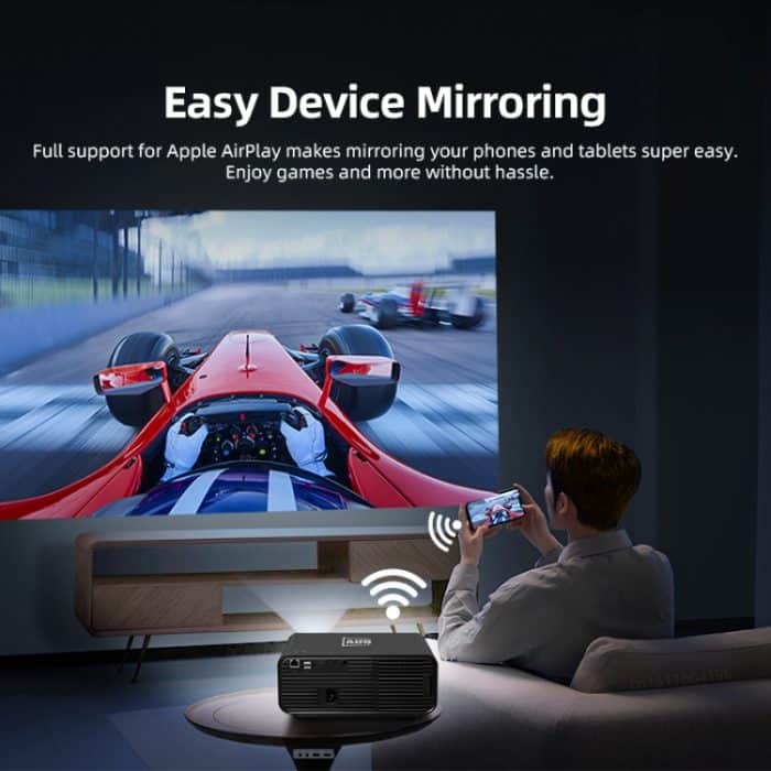 AUN U001 4K 18000 Lumen tragbarer Heimkino-LED-HD-Digitalprojektor, US Plug, UK Plug, AU Plug – Bild 5