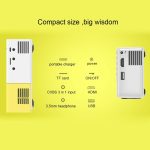 YG-300 0,8-2M 24-60 Zoll 400-600 Lumen LED-Projektor HD-Heimkino mit 3-in-1-Videokonvertierungskabel und Fernbedienung, Größe: 12,6 x 8,6 x 4,6 cm, EU-Stecker – Bild 12