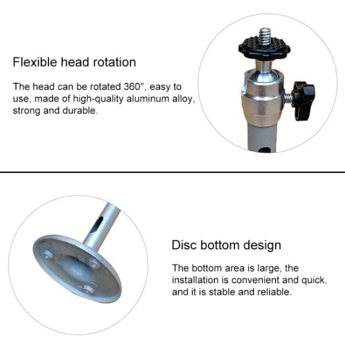 LS-302B Einfache Projektionshalterung für Überwachungskameras aus Aluminiumlegierung – Bild 3