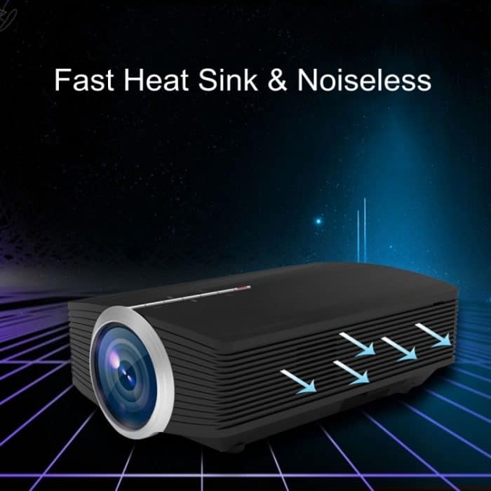 YG510 1200 LUX 800 * 480 LED-Projektor HD-Heimkino, Unterstützung von HDMI & VGA & AV & TF & USB – Bild 11