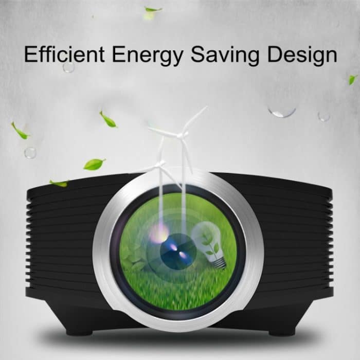 YG510 1200 LUX 800 * 480 LED-Projektor HD-Heimkino, Unterstützung von HDMI & VGA & AV & TF & USB – Bild 13