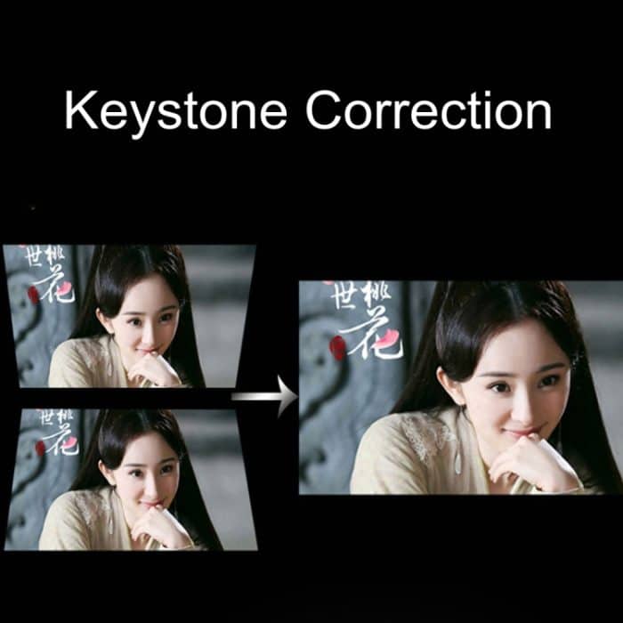 YG510 1200 LUX 800 * 480 LED-Projektor HD-Heimkino, Unterstützung von HDMI & VGA & AV & TF & USB – Bild 9