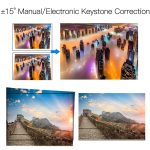 Wejoy L6 5 Zoll 200 ANSI Lumen 1920 x 1080P Android 6.0 HD Bluetooth 4.0 WiFi HD Smart Projektor, unterstützt AV / VGA / HDMI / 2 x USB / RJ45, 1G + 8G – Bild 8