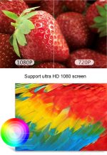 CACACOL ITC-DO8 220LM WiFi Smart 1280 * 800 DLP DMD LED tragbarer Projektor mit Fernbedienung, Android 6.1, MSD6A628 Quad Core, 2 GB RAM, 32 GB ROM, WiFi, BT, HDMI, ohne Stativhalter – Bild 12