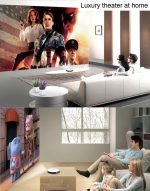 CACACOL ITC-DO8 220LM WiFi Smart 1280 * 800 DLP DMD LED tragbarer Projektor mit Fernbedienung, Android 6.1, MSD6A628 Quad Core, 2 GB RAM, 32 GB ROM, WiFi, BT, HDMI, ohne Stativhalter – Bild 8