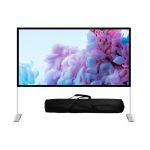 Außenhalterung Faltbarer Polyester-Projektor-Filmvorhang, Größe: 84 Zoll (16: 9)