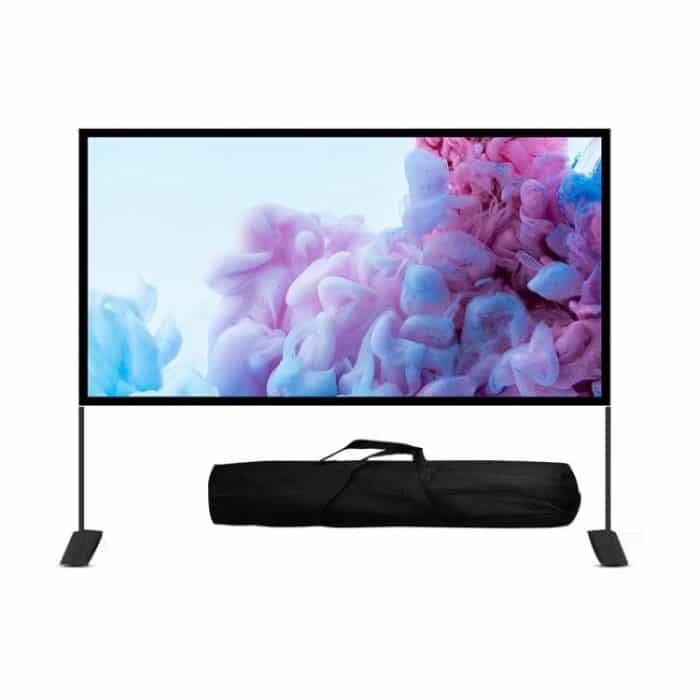 DMP1522.jpg Außenhalterung Faltbarer Polyester-Projektor-Filmvorhang, Größe: 120 Zoll (16: 9) – Bild 1