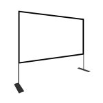 Außenhalterung Faltbarer Polyester-Projektor-Filmvorhang, Größe: 120 Zoll (16: 9) – Bild 3