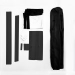 Außenhalterung Faltbarer Polyester-Projektor-Filmvorhang, Größe: 120 Zoll (16: 9) – Bild 6