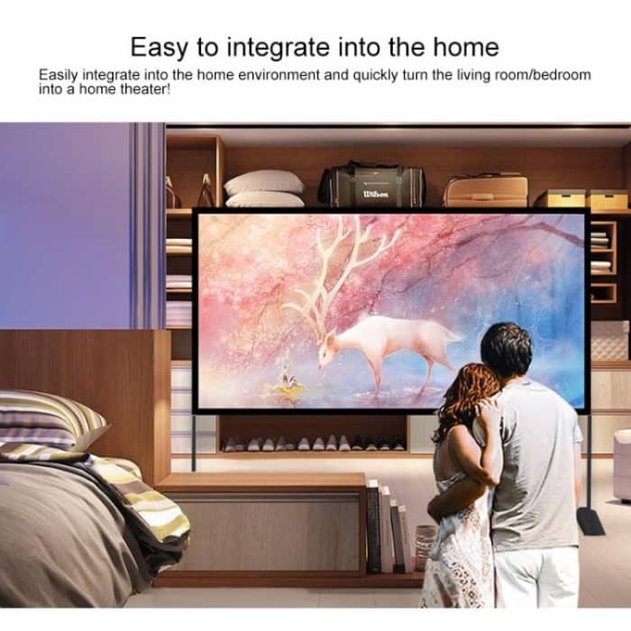 Außenhalterung Faltbarer Polyester-Projektor-Filmvorhang, Größe: 120 Zoll (16: 9) – Bild 8