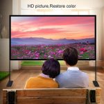 Außenhalterung Faltbarer Polyester-Projektor-Filmvorhang, Größe: 120 Zoll (16: 9) – Bild 9