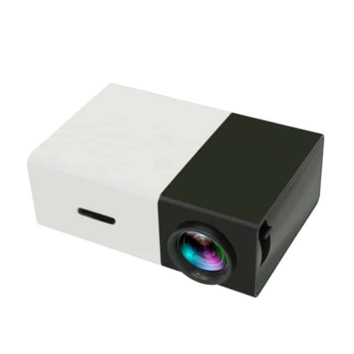 YG300 400LM tragbarer Mini-Heimkino-LED-Projektor mit Fernbedienung, unterstützt HDMI-, AV-, SD- und USB-Schnittstellen – Bild 4