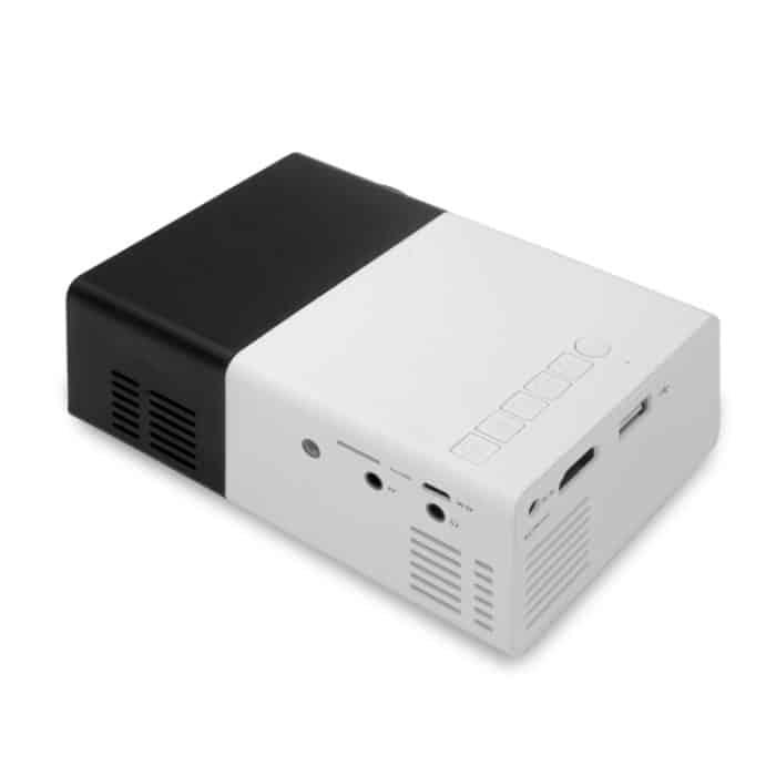 YG300 400LM tragbarer Mini-Heimkino-LED-Projektor mit Fernbedienung, unterstützt HDMI-, AV-, SD- und USB-Schnittstellen – Bild 5