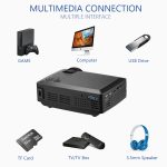 Wejoy L1 80 Lumen 4 Zoll LCD-Technologie HD 800*480 Pixel Projektor, VGA, HDMI, L1 – Bild 9