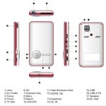 Wejoy DL-S6+ 1000 Lumen 854x480 Smart Mini Projektor, RK3128 CPU, 1GB+32GB, Android 4.4, Bluetooth, WLAN, HDMI, DL-S6+/Rose Gold – Bild 4