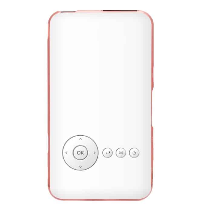 Wejoy DL-S6+ 1000 Lumen 854x480 Smart Mini Projektor, RK3128 CPU, 1GB+32GB, Android 4.4, Bluetooth, WLAN, HDMI, DL-S6+/Rose Gold – Bild 5