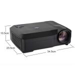 Wejoy L3 300ANSI Lumen 5,8 Zoll LCD-Technologie HD 1280*768 Pixel Projektor mit Fernbedienung, VGA, HDMI, L3 – Bild 6