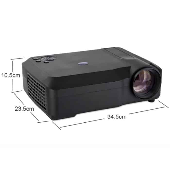 Wejoy L3 300ANSI Lumen 5,8 Zoll LCD-Technologie HD 1280*768 Pixel Projektor mit Fernbedienung, VGA, HDMI, L3 – Bild 6