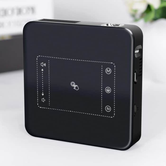 Wejoy DL-S10 120ANSI Lumen 854x480 Smart Mini Projektor, RK3328 ARM Cortex-A53 Quad Core 1,5GHz CPU, 2GB+16GB, Android 7.1.2, Bluetooth, WLAN, HDMI, DL-S10 – Bild 9