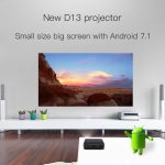 D13 2 + 16G 854 x 480 Android 7.1.2 Mini-Taschenprojektor 4K DLP-Smart-Handheld-LED-WIFI-Heimkino-Projektor, unterstützt USB / TF / HDMI – Bild 6