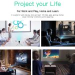 WEJOY S12 50 ANSI Lumen 1920x1080P Android 7.1 HD Bluetooth 4.1 WiFi Smart 3D-Projektor, 1 GB + 32 GB – Bild 6