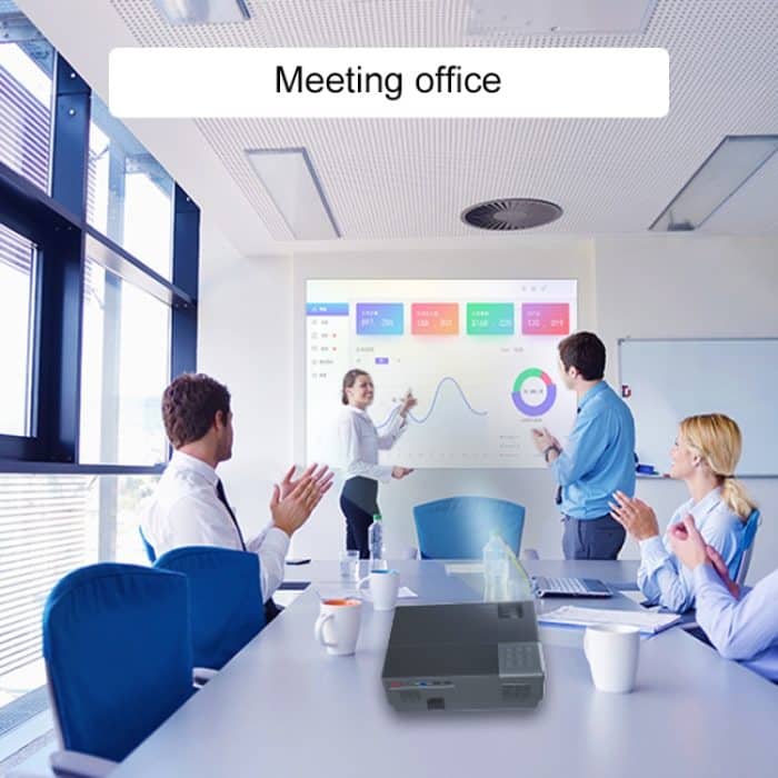 Cheerlux CL770 4000 Lumen 1920 x 1080P Full HD Smart Projektor, unterstützt HDMI x 2 / USB x 2 / VGA / AV, CL770 (Black), CL770 (White) – Bild 10