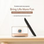 P07-D Mini 50 Lumen Android Heimkino Bluetooth LED-Projektor mit Fernbedienung, Unterstützung Micro SD & Micro USB & WiFi & Audio Out – Bild 4